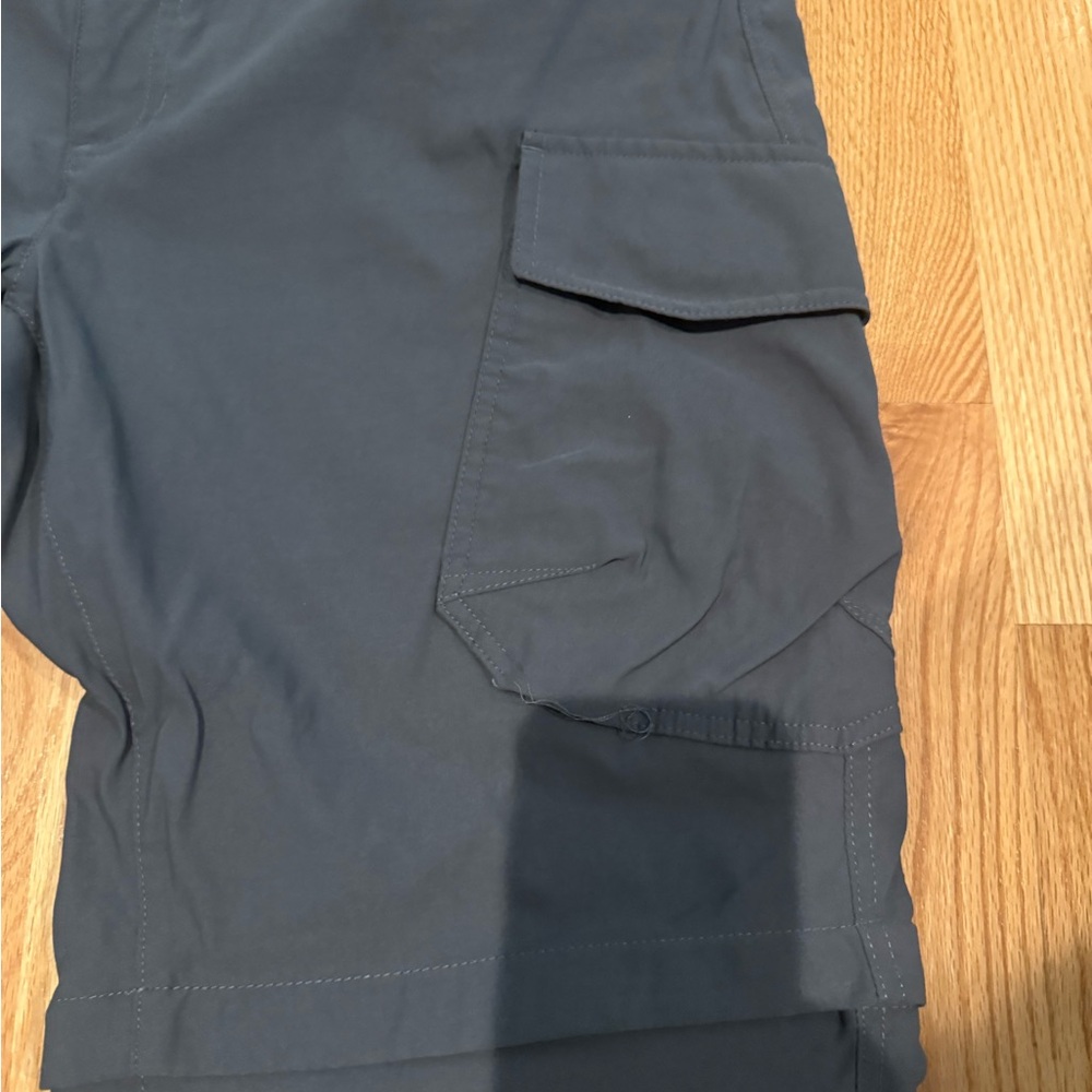 Eddie Bauer Gray Cargo Shorts Durable Cotton Blend
